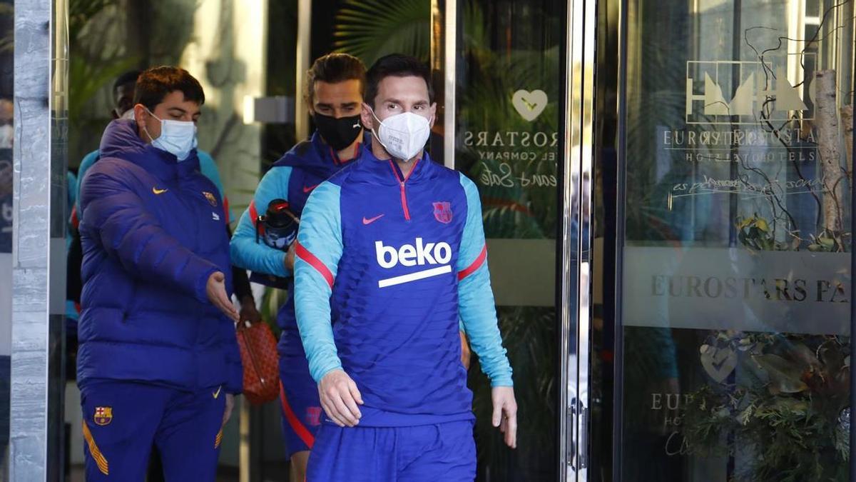 Messi, en hotel de Còrdoba antes de la semifinal