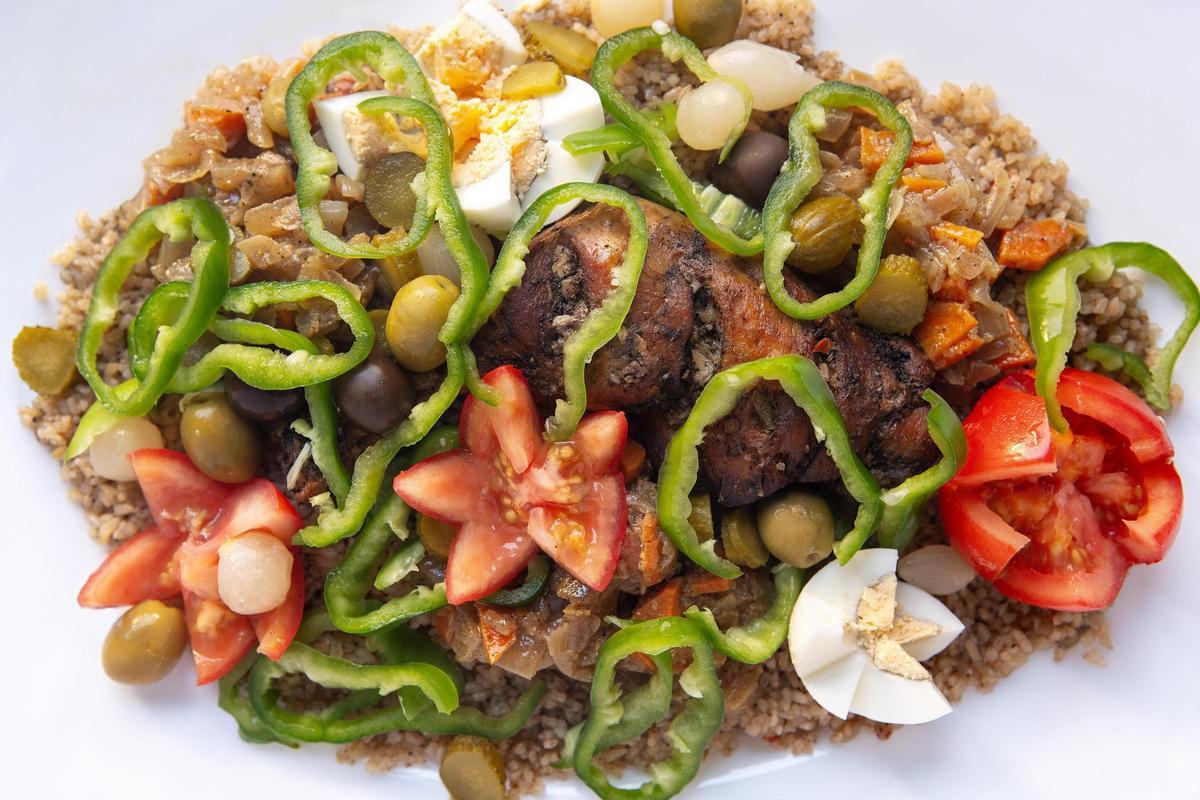 Cuscús de vedella, un dels plats del receptari