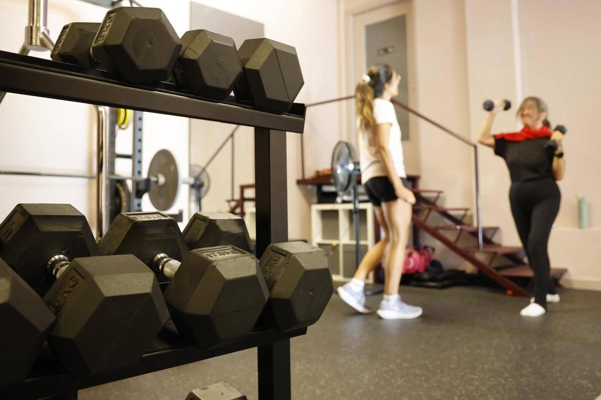 Imatge dels entrenaments al centre Hera