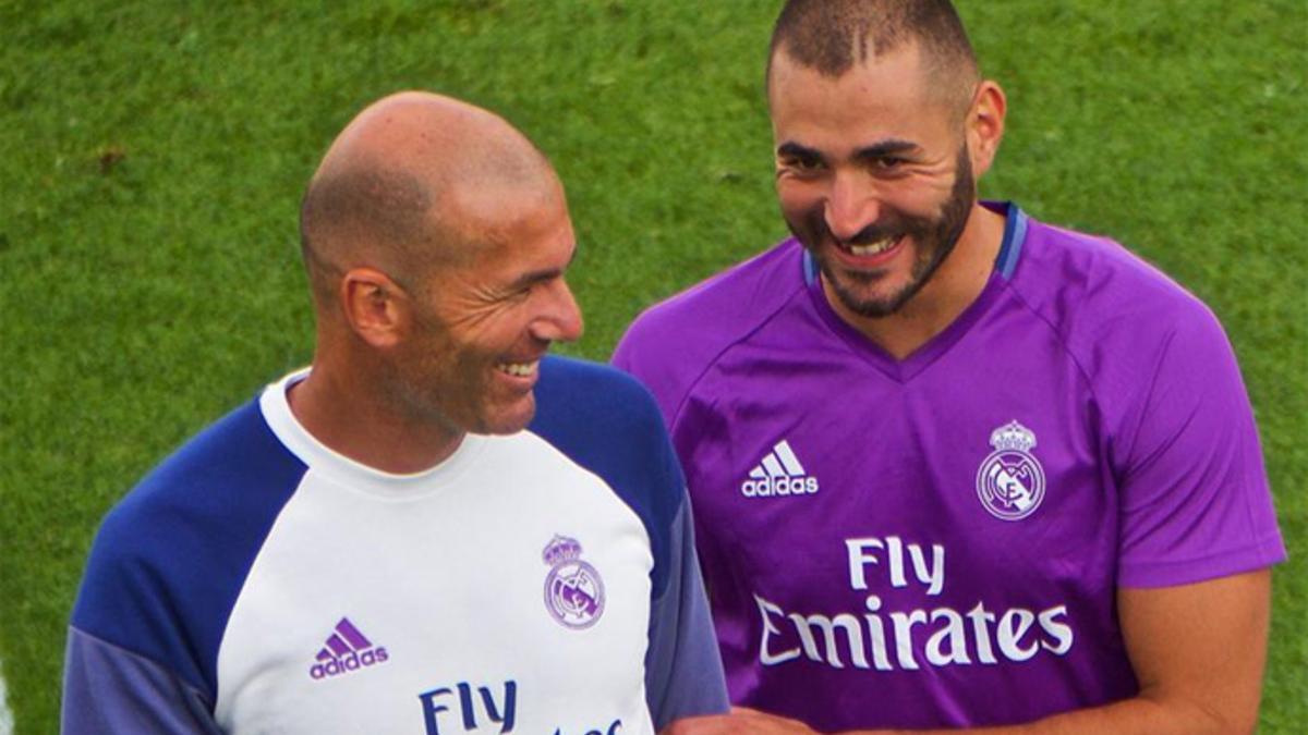Zidane habló de las molestias físicas de Benzema
