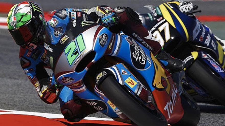 El piloto italiano de Moto2 Franco Morbidelli.