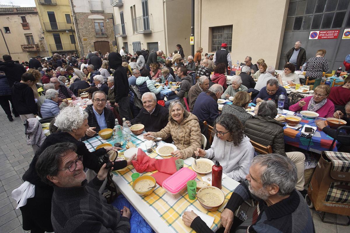 Verges dinar popular carnaval sopa de Verges