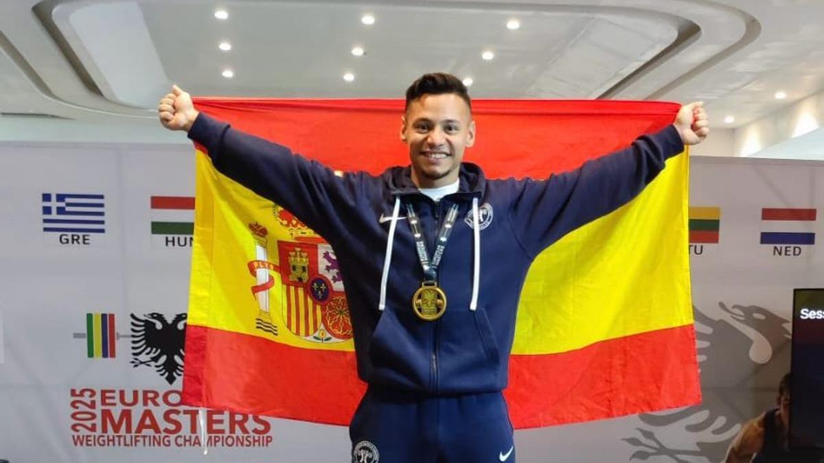 Maikel Otero, en lo más alto del podio europeo