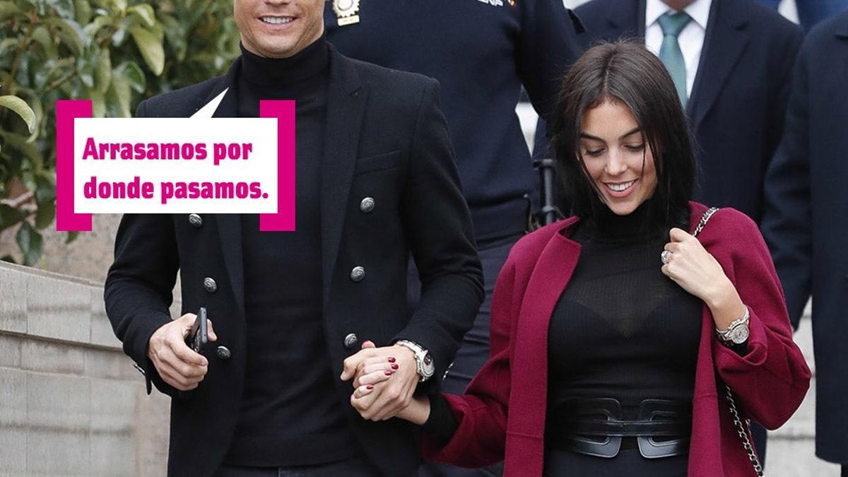 Cristiano Ronaldo y Georgina: arrasamos por donde pasamos