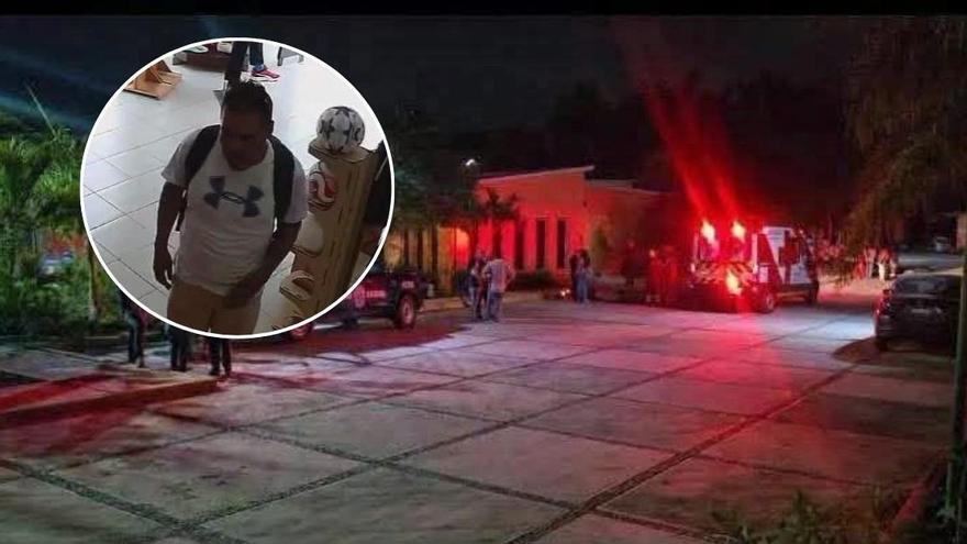 Las cámaras de seguridad captan al presunto autor del asesinato de Claudia Tacoronte en México