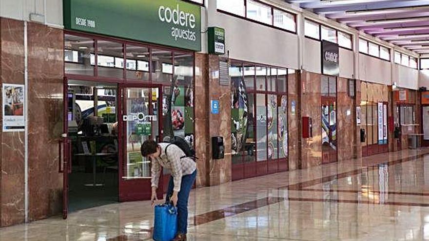 Casa de apuestas de la empresa Codere en la estación de autobuses.