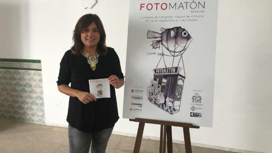 Mar Ezcurra en la presentación del &#039;Fotomatón Festival&#039;