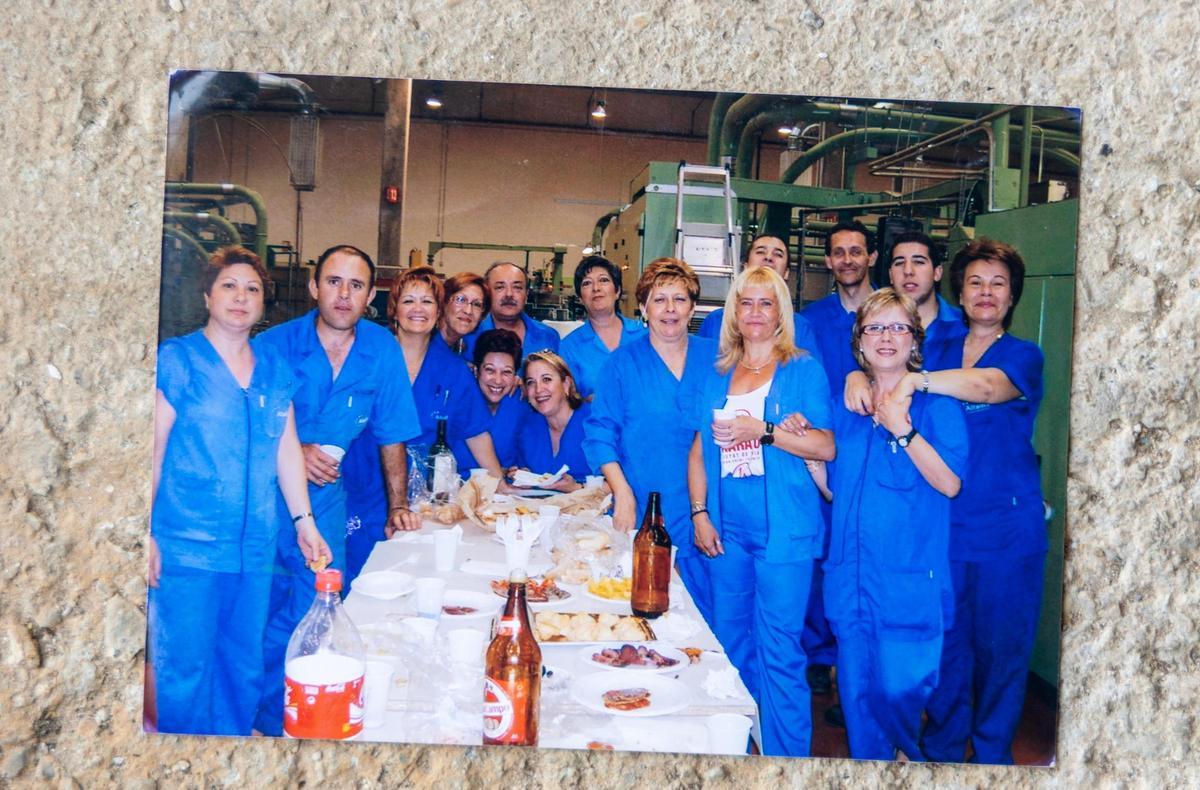 Trabajadores de la fábrica de tabacos en los últimos años.