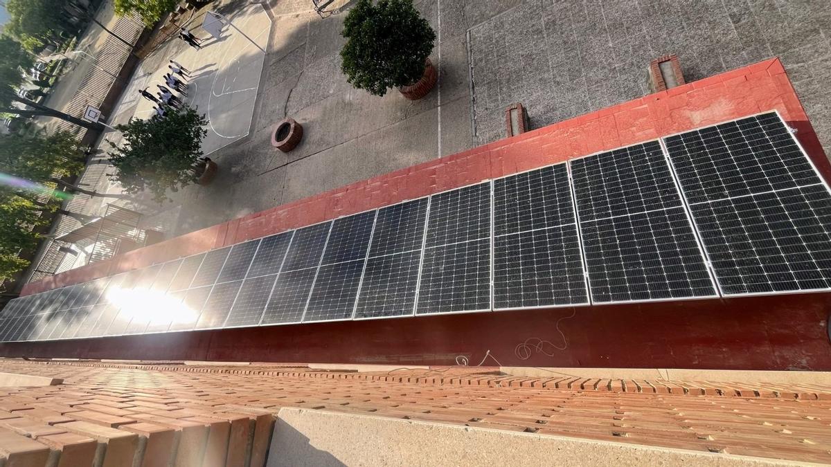 Instalaciones solares en el colegio San Rafael de la Fundación Diocesana Santos Mártires.