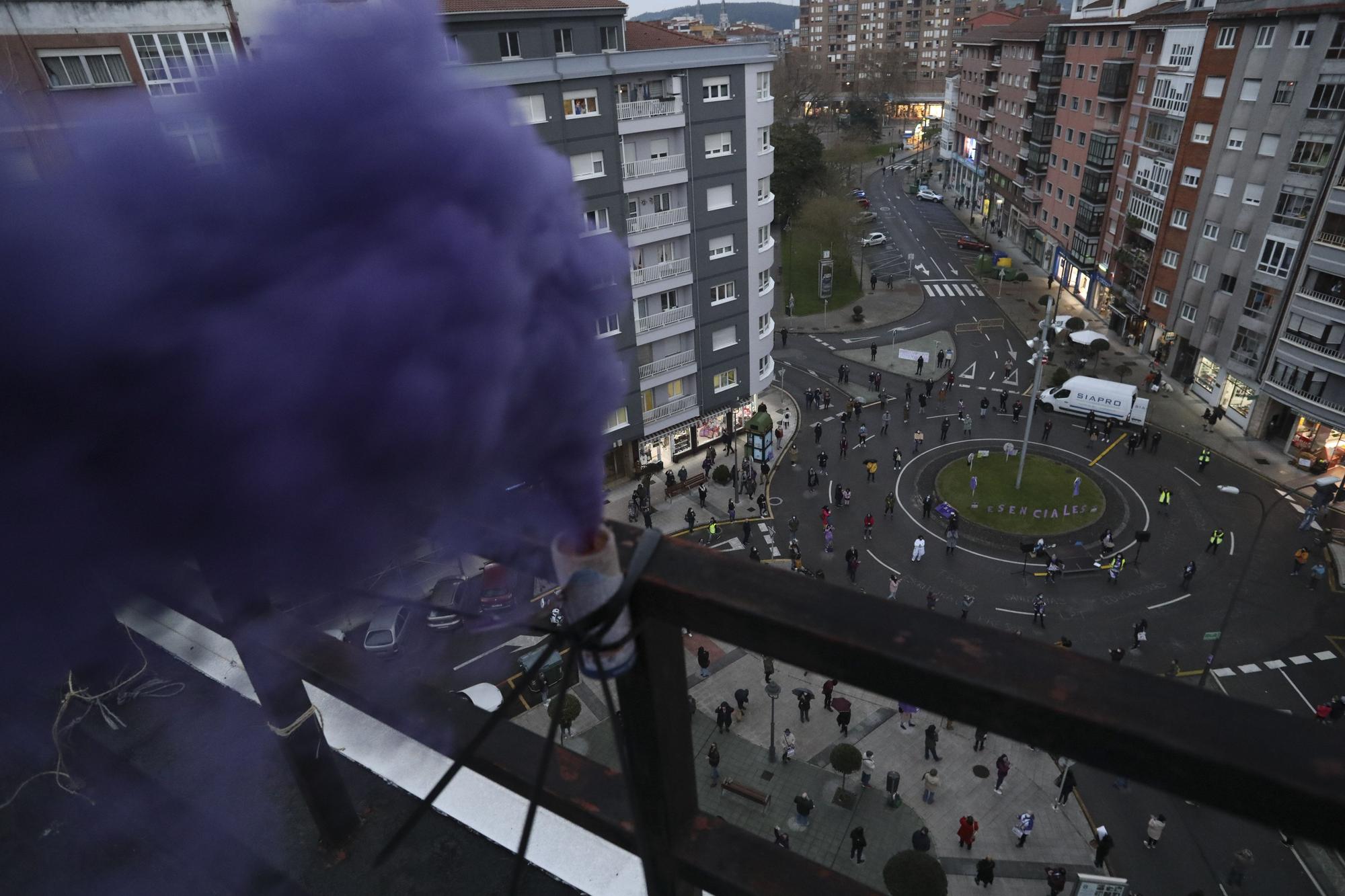 Manifestación del 8M en Avilés