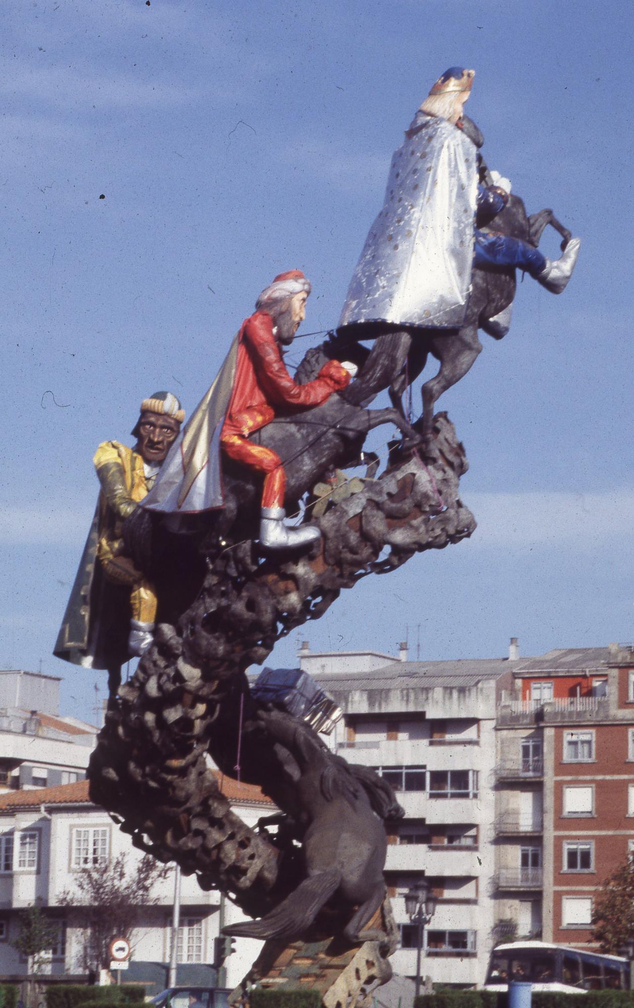 Los Magos fueron los reyes de la Navidad en Vigo de 1995