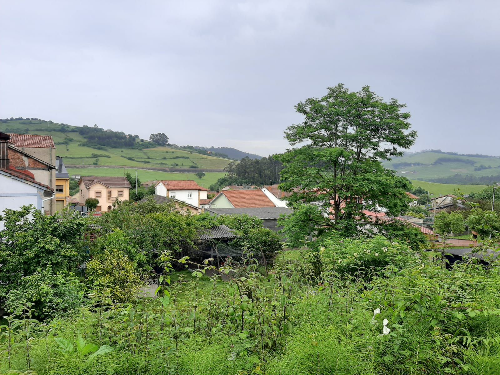 Una vista del pueblo