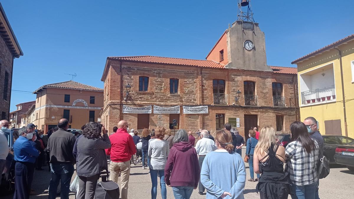 Concentración por la sanidad en Tábara, hoy 7 de mayo