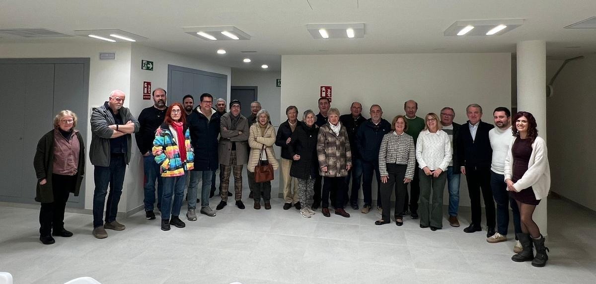 Foto de familia de la presentación del proyecto en Selva.