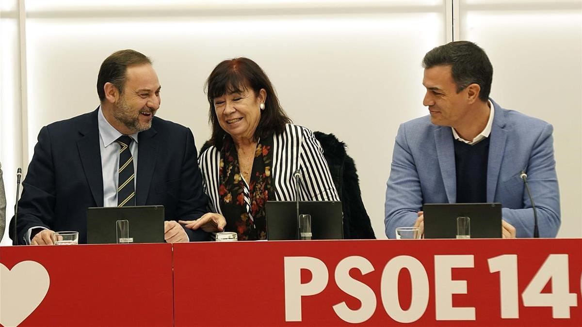 Reunión de la ejecutiva del PSOE en Madrid