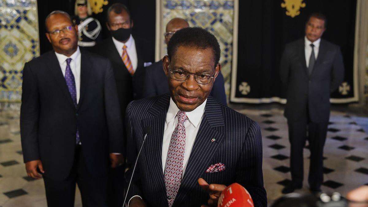 El presidente de Guinea Ecuatorial, Teodoro Obiang.