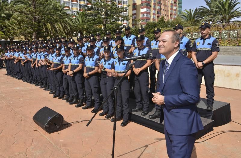 LAS PALMAS DE GRAN CANARIA. Presentación nuevos policias locales  | 30/09/2019 | Fotógrafo: José Pérez Curbelo