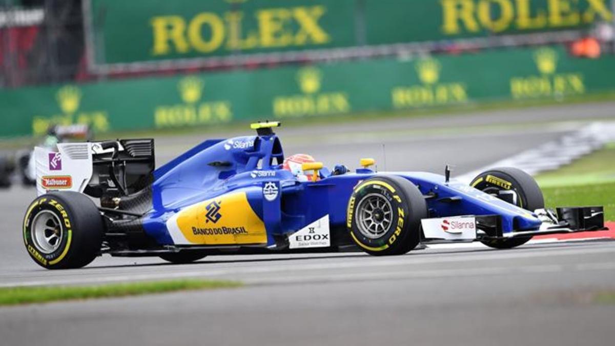 Felipe Nasr, al mando del Sauber en Silverstone