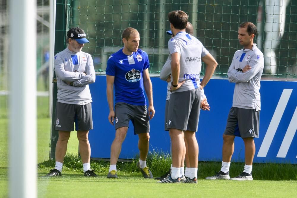 El cuerpo técnico encabezado por Juan Antonio Anquela diseñó para esta semana un plan de trabajo con seis entrenamientos, todos en la ciudad deportiva, antes del debut liguero del domingo.