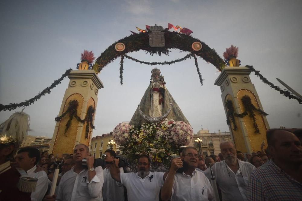 La Fuensanta baja en romería hasta la Catedral