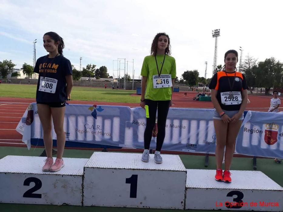 Final de atletismo de Deporte en Edad Escolar