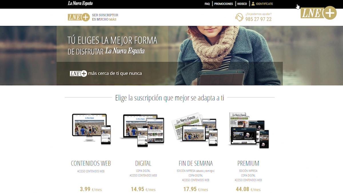 Todos los contenidos de la edición digital de LA NUEVA ESPAÑA, por menos de  4 euros al mes: Descubre aquí cómo hacerte suscriptor paso a paso