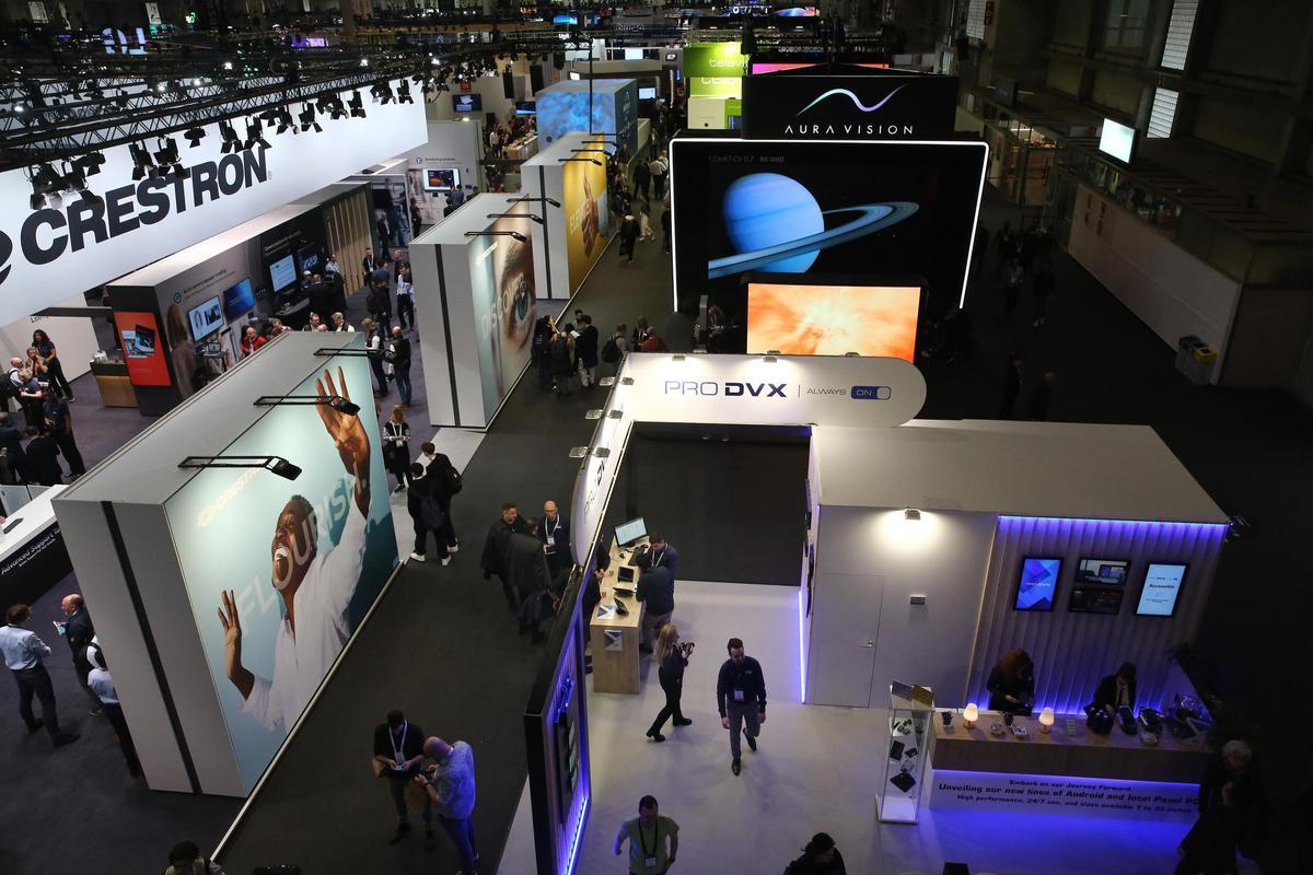 Salón audiovisual ISE 2024 en Fira de Barcelona