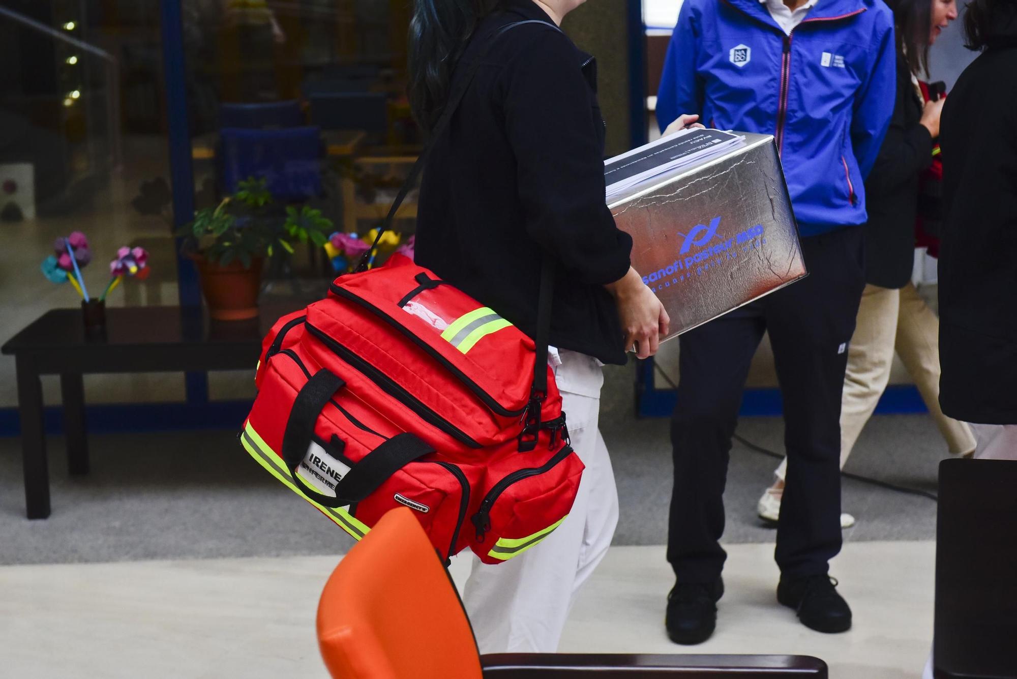 Vacunación en la residencia Torrente Ballester
