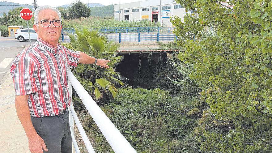 Segorbe urge a la CHJ limpiar barrancos para evitar daños ante una crecida del río