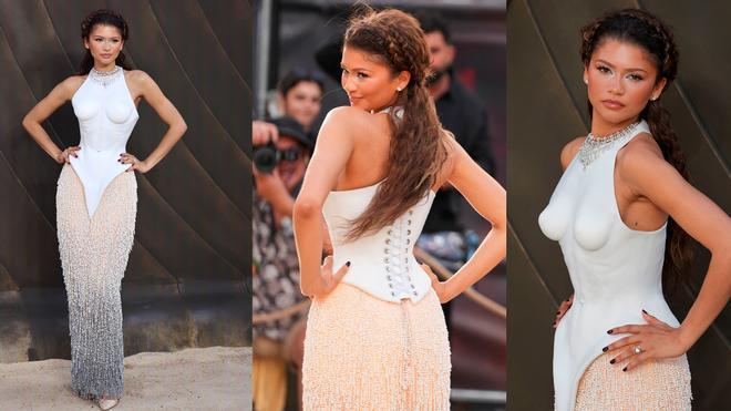 La odisea del lookazo de Zendaya en la 'premiere' de Londres: un Schiaparelli divino recién presentado en París que llegó en jet privado