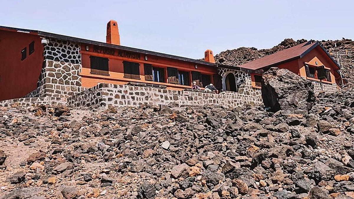 Imagen de archivo del Refugio de Altavista, en el Parque Nacional del Teide.