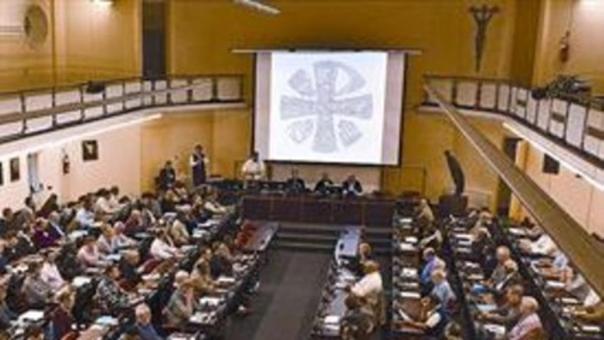 Asamblea mundial 8Una congregación general de los jesuitas, en Roma.