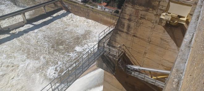 Galería | Así desaguan los embalses del Guadiana diez días después de que acabaran las lluvias