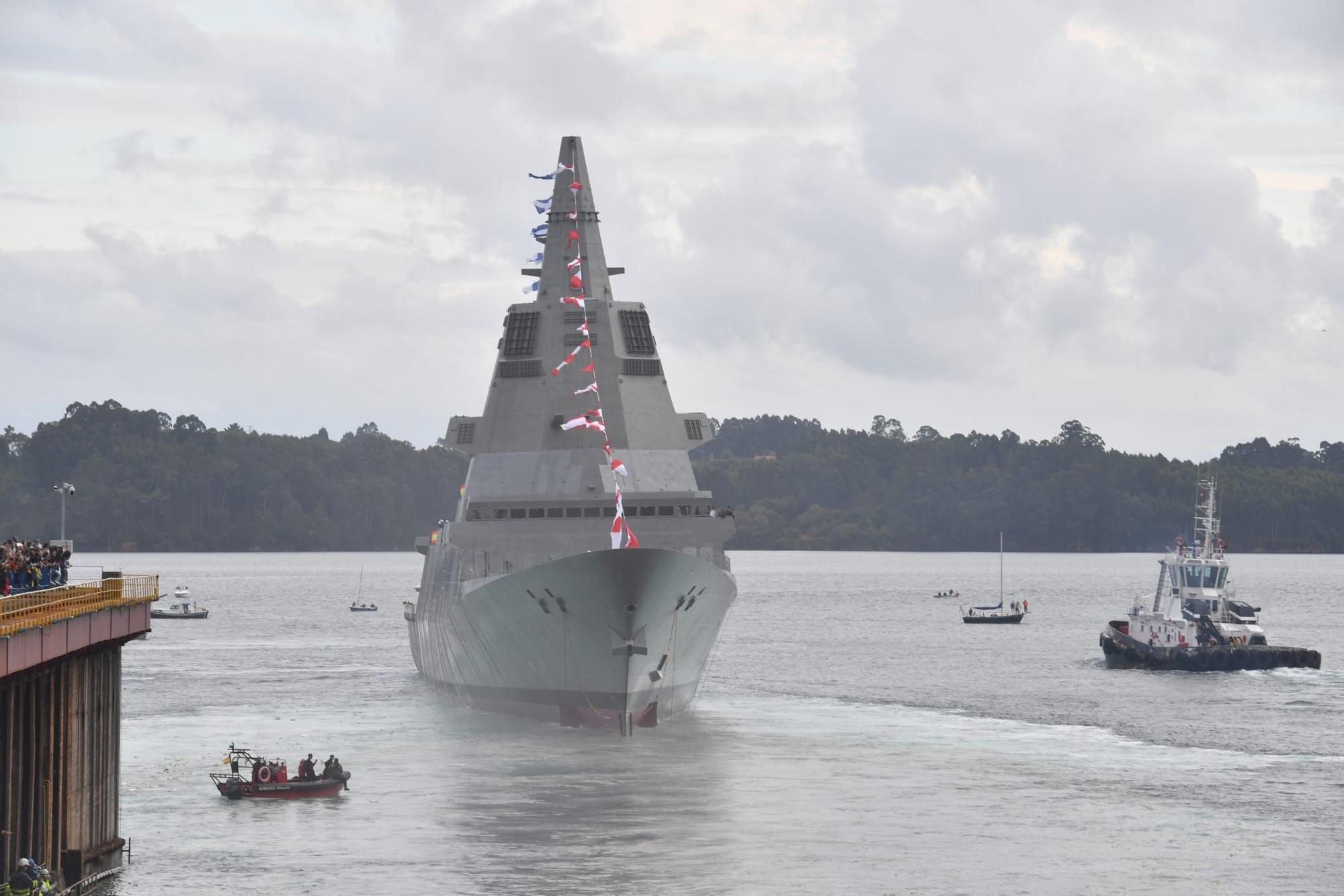 Botadura de la fragata ‘Bonifaz en Ferrol