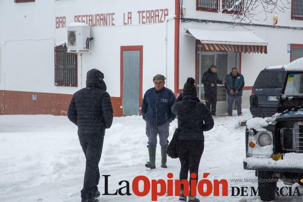 Nieve en El Sabinar (Moratalla)