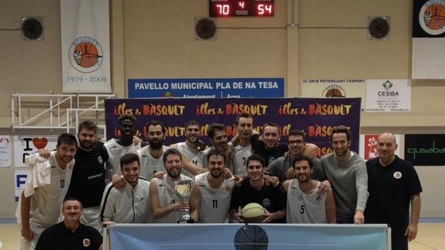 Opentach BÃ squet Pla, campeÃ³n de Copa Balear Grupo 2