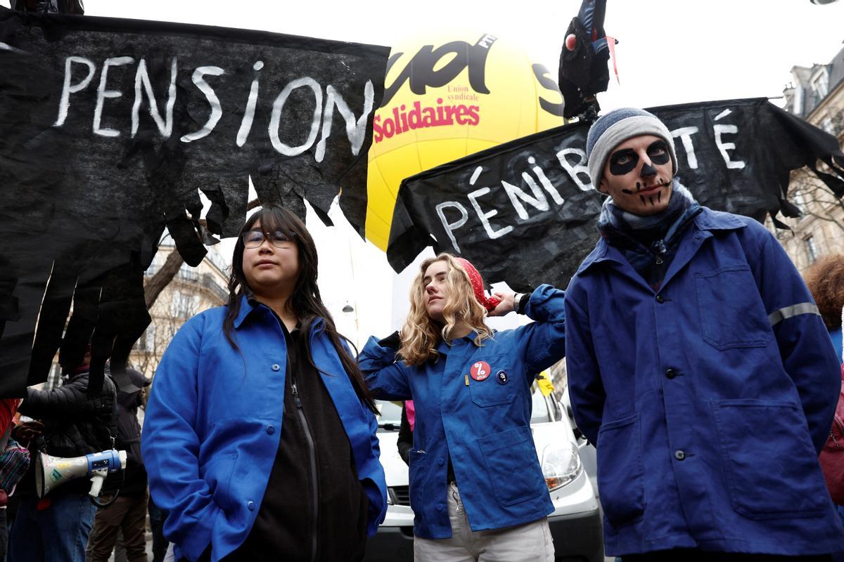 Segundo día de huelgas y manifestaciones en Francia