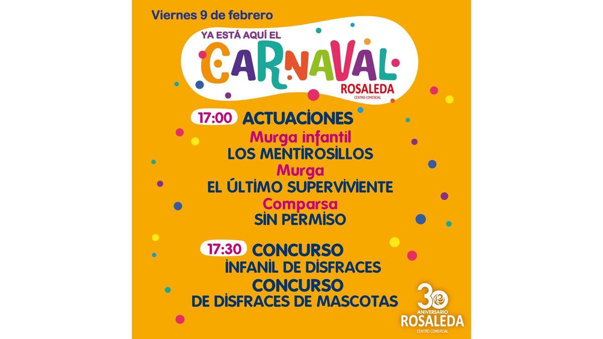Carnaval 2024, Centro Comercial La Rosaleda