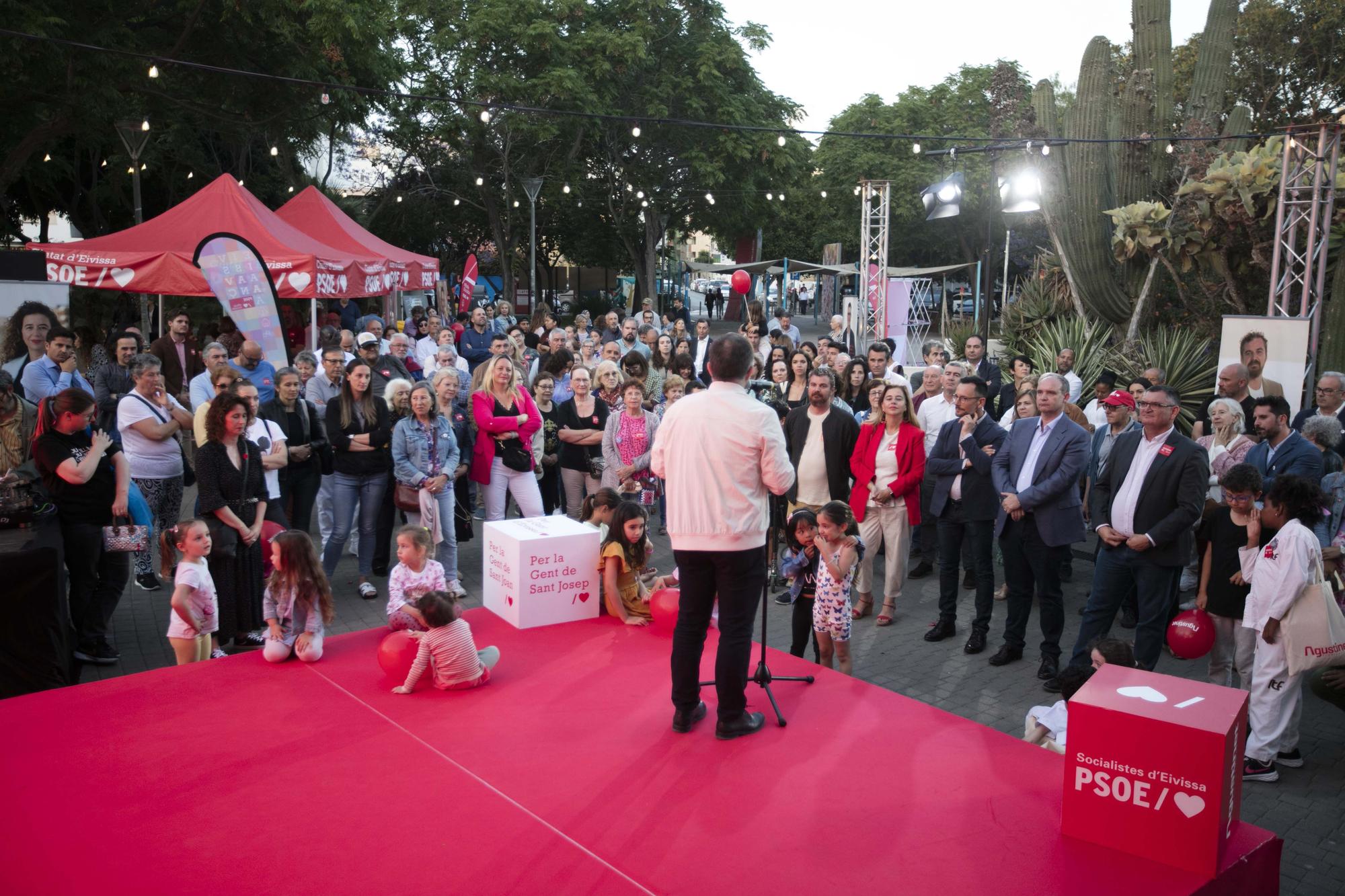 Mira aquí todas las fotos del acto de cierre de campaña del PSOE de Ibiza