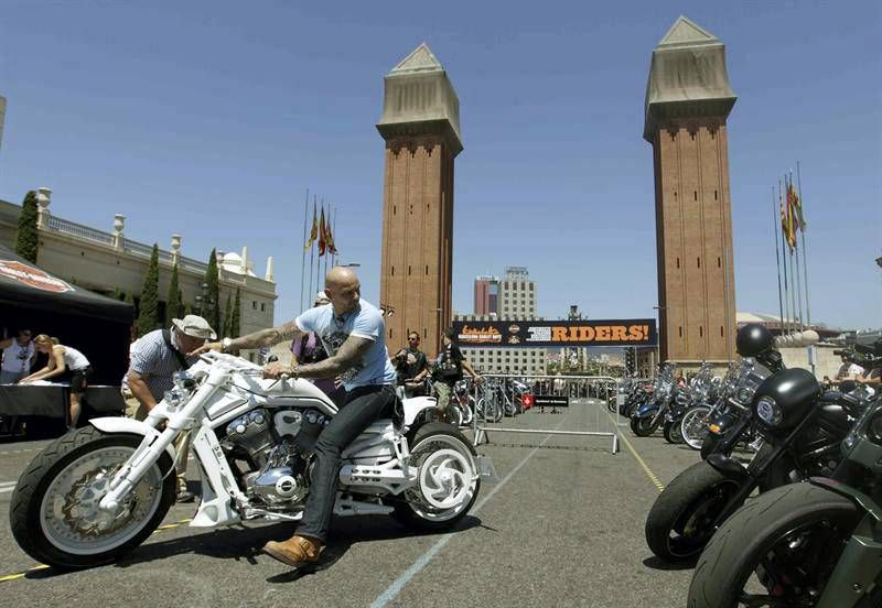 Fotogalería: Desfile de motos de Harley Davidson en Barcelona