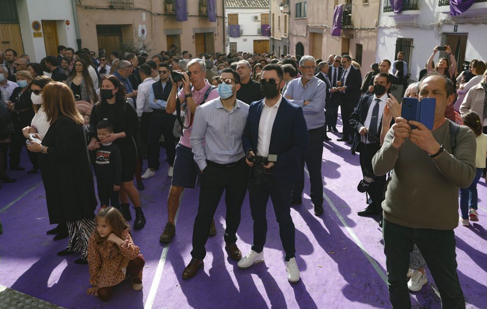 Viernes Santo en Sagunt. Subasta en la Ermita de la Sang.