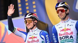 Remco Evenepoel, antes del pistoletazo de salida de la Volta a la Comunitat Valenciana