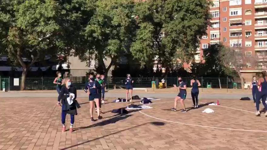 Irlanda entrena en un parque de Murcia al ritmo de Master KG y la canción Jerusalema