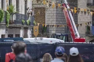 La plaça del Vi en acció