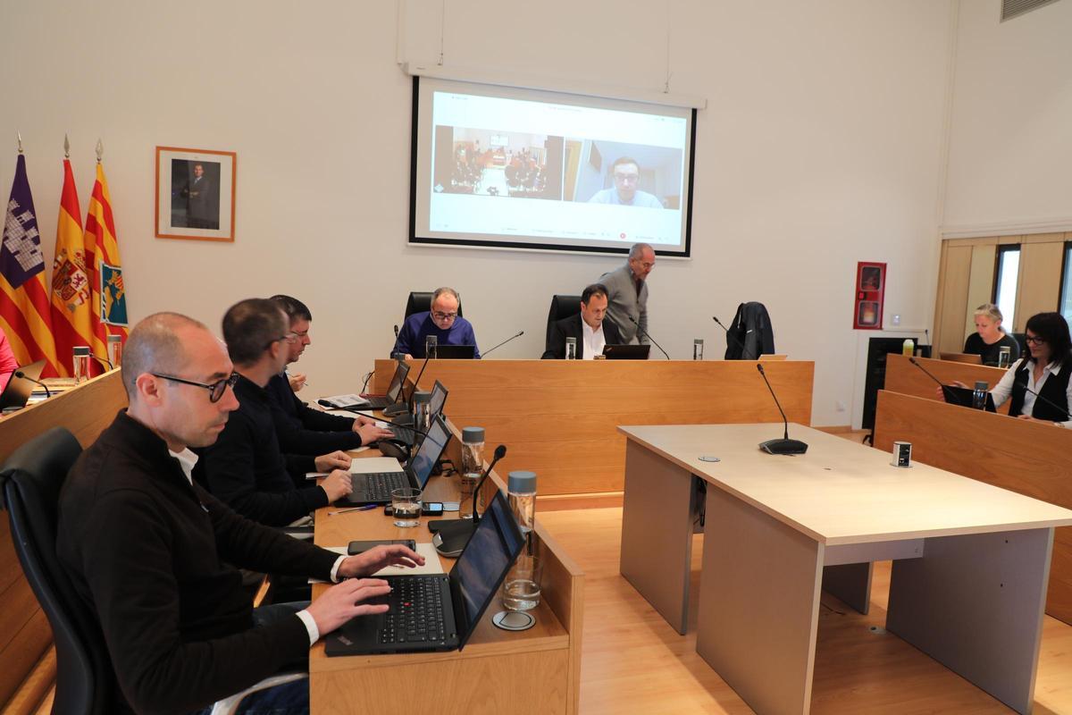 Un momento del pleno del Consell de Formentera