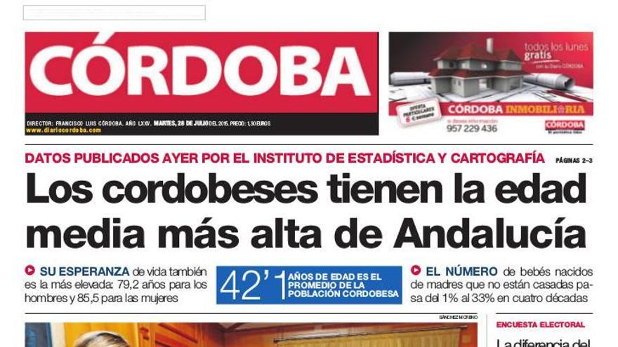 La portada de CÓRDOBA