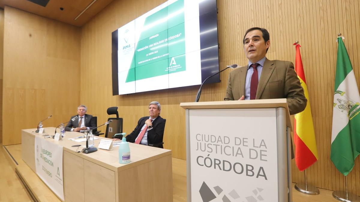 José Antonio Nieto, en la inauguración de las jornadas 'Mediación: una realidad en Córdoba'