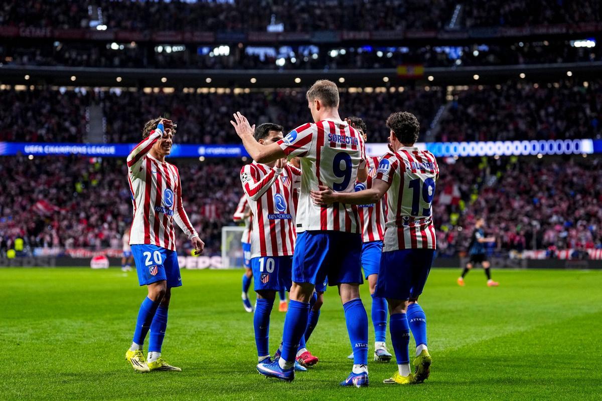Alexander Sorloth marcó para el Atlético de Madrid.