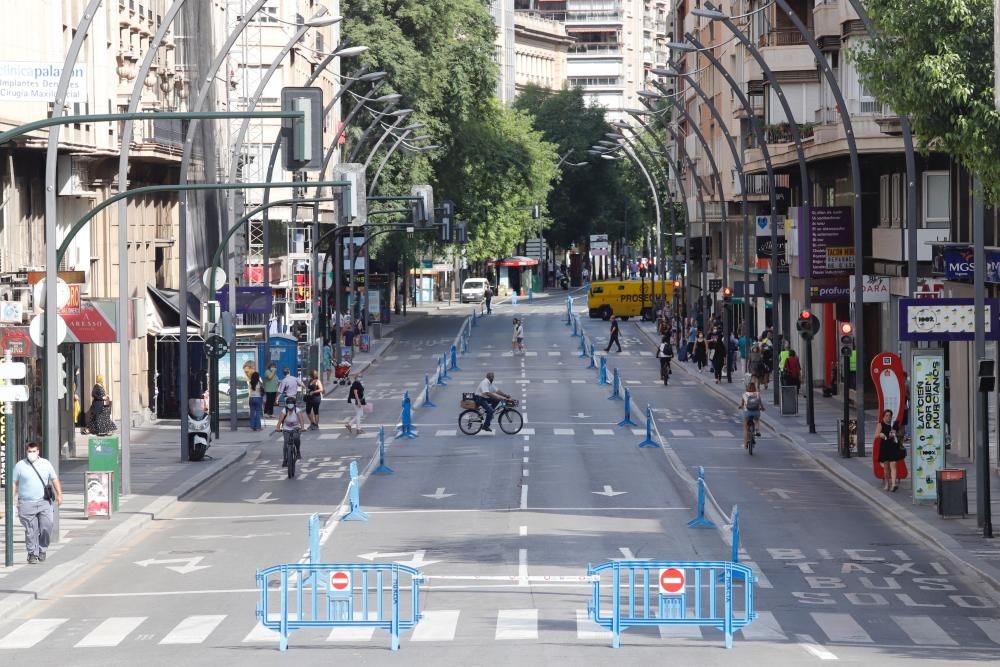 Día sin coches en Murcia