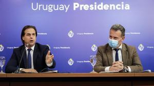 El presidente de Uruguay, Luis Lacalle Pou.